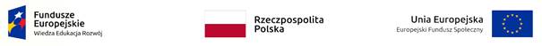 Logotypy Fundusze Europejskie Wiedza Edukacja Rozwój, Rzeczpospolita Polska, Unia Europejska Europejski Fundusz Społeczny